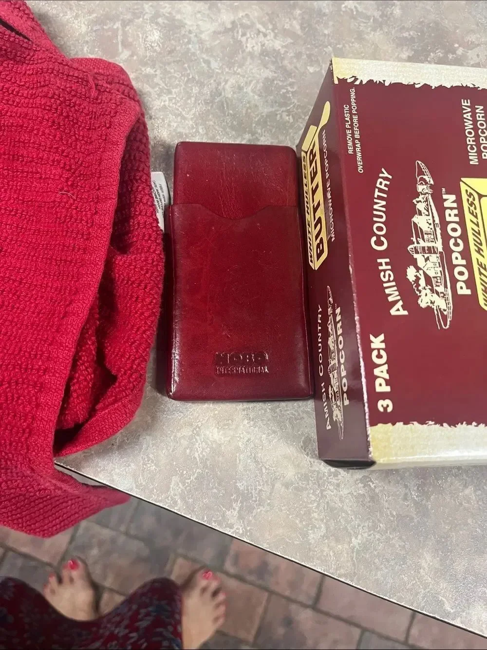Vintage hobo card holder